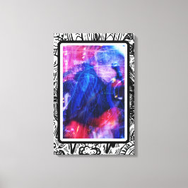 Muziek in beweging canvas afdruk