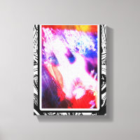 Muziek in beweging roze witte frame kunst