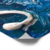 Muziek in blauw Poster (Hoek)