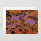 MUZIEK IN DE LUCHT BRIEFKAART (Voorkant / Achterkant)