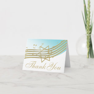 Muziek in de lucht Dank u wel Bedankkaart