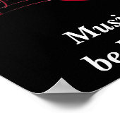 Muziek in de ziel - poster kunst (Hoek)