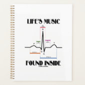 Muziek in ECG Electrocardiogram Planner (Voorkant)