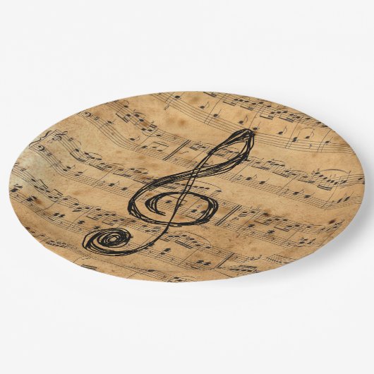 Muziek in het Soul Paper Bord (Gekanteld)