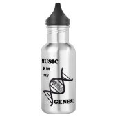 Muziek in mijn genen waterfles  (Links)