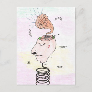 Muziek in mijn hoofd briefkaart