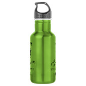 Muziek in mijn hoofd waterfles  (Achterkant)