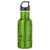 Muziek in mijn hoofd waterfles  (Voorkant)