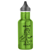 Muziek in mijn hoofd waterfles  (Links)