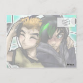 Muziek in mijn leven briefkaart (Achterkant)