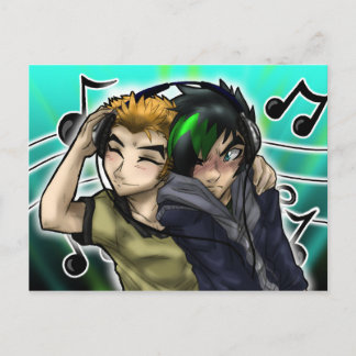 Muziek in mijn leven briefkaart