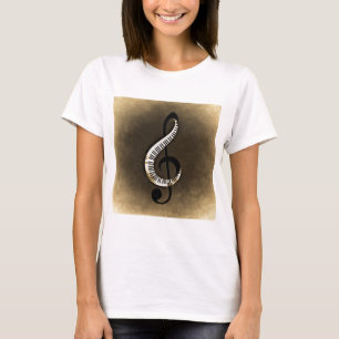 Muziek  Instrumenten  noten dans melodieën radio t T-shirt