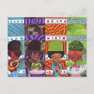 Muziek is alles briefkaart