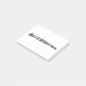 Muziek is de kustlijn van emotie post-it® notes (Schuin)