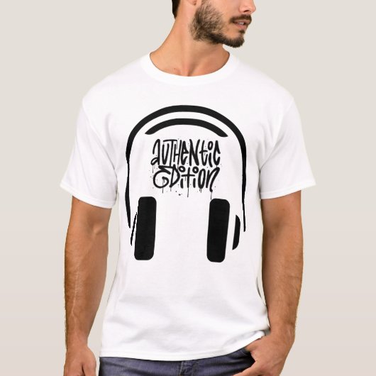 Muziek is de lunch van de ziel t-shirt (Voorkant)