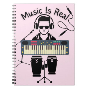 Muziek is echt notitieboek