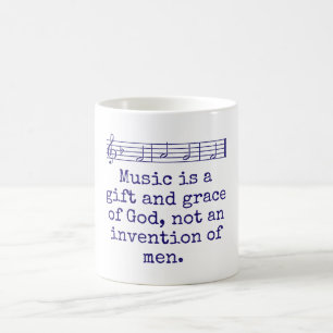 Muziek is een cadeautje en onderscheiding - muziek koffiemok