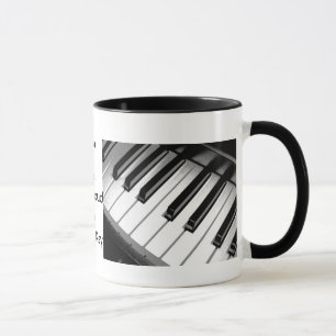 Muziek is een Dual Afbeelding Ringer-Mok met Life Mok