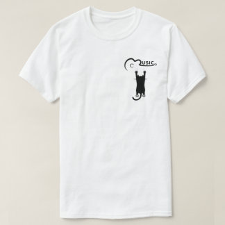 Muziek is een medicijn - Schattige Cat Guitar Desi T-shirt