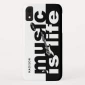 Muziek is een persoonlijke telefooncel Case-Mate iPhone case (Achterkant)