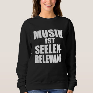 Muziek is een van de meest relevante koelmuzikante trui
