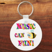 Muziek is flauw sleutelhanger (Voorkant)