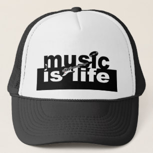 Muziek is het pet van het Leven - kies kleur