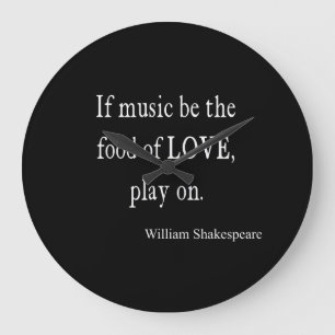 Muziek is het voedsel van de Liefde Shakespeare Qu Grote Klok