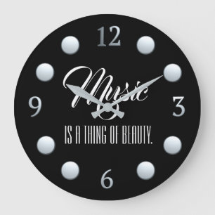 Muziek is iets moois grote klok