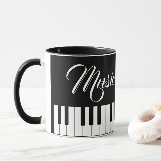 Muziek is iets moois mok (Met donut)