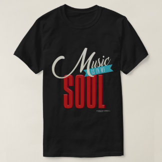 Muziek is in mijn Soul Mannen T-Shirt