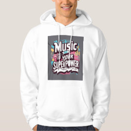 Muziek Is Jouw Superkracht 2 Hoodie