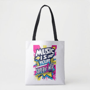 Muziek Is Jouw Superkracht Draagtas