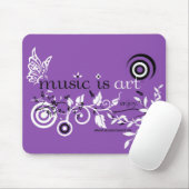 Muziek is kunst muismat (Met muis)