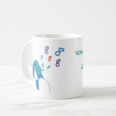 Muziek is leven koffiemok (Voorkant links)