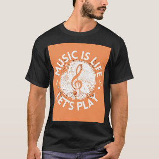 Muziek Is Leven – Laten We Spelen T-shirt