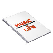 Muziek is leven notitieboek (Rechterzijde)