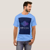 Muziek is leven t-shirt (Voorkant volledig)