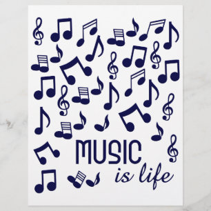 Muziek is levensflyer flyer