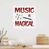 Muziek is Magisch Poster (Keuken)