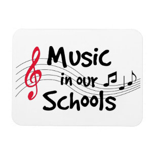 Muziek is magnetische flexibele magneet