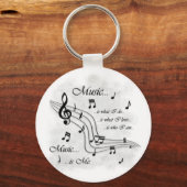 Muziek is mij sleutelhanger (Voorkant)