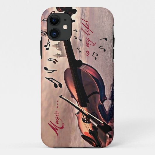 Muziek is mijn leven! Case-Mate iPhone case (Achterkant)