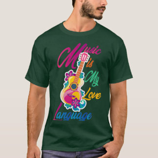 Muziek is mijn liefdestaal t-shirt