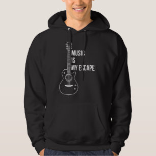 Muziek Is Mijn Ontsnapping Hoodie