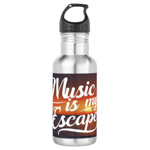 Muziek Is Mijn Ontsnapping Waterfles