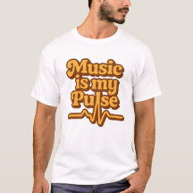 Muziek is mijn Pulse T-shirt