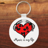 Muziek is mijn Sleutelhanger (Voorkant)