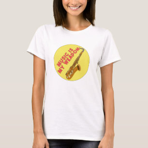 Muziek is mijn wapen t-shirt
