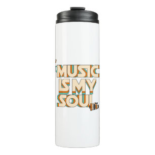 Muziek is mijn ziel thermosbeker